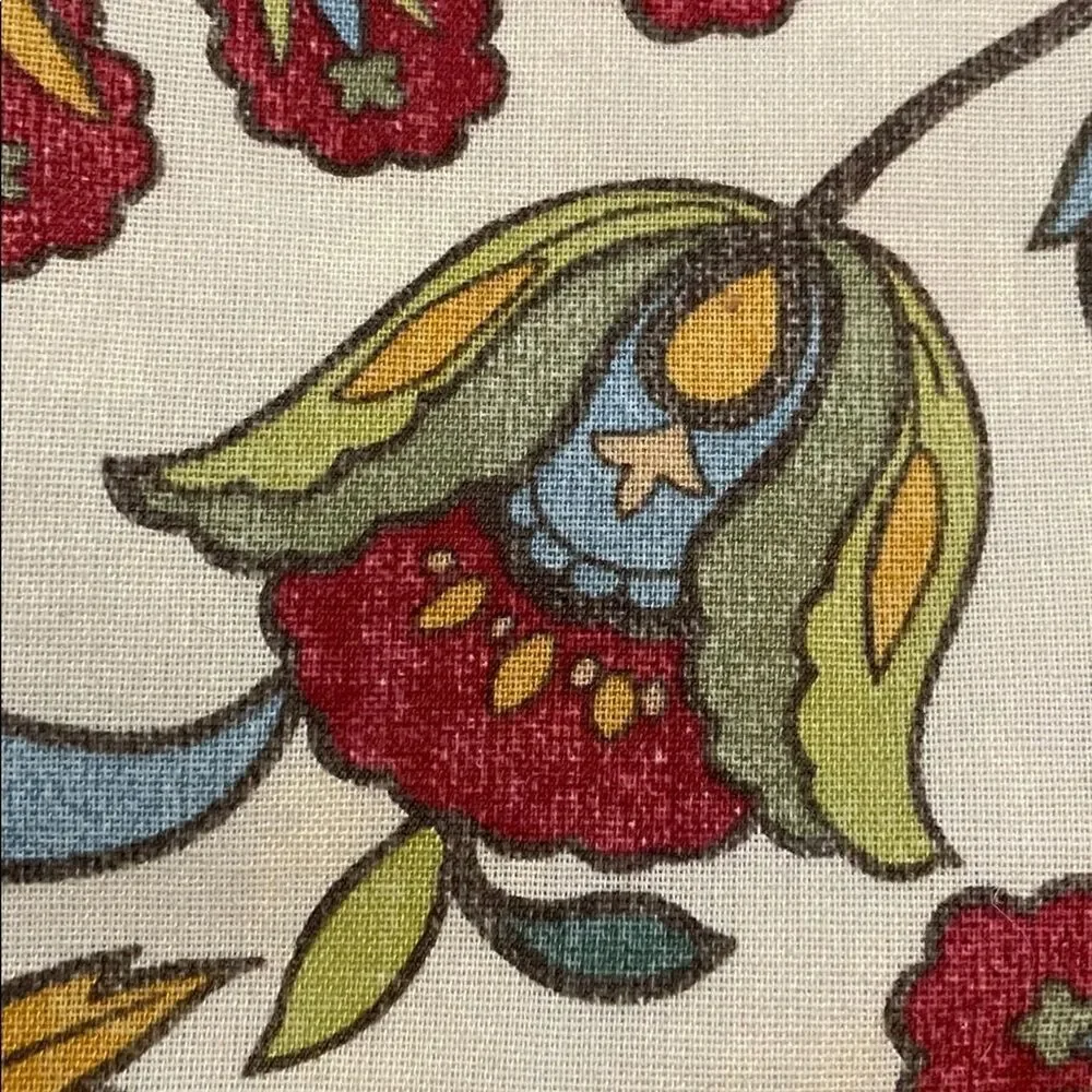 Pottery Barn Della Medallion Pillow Cover 24x24 Cotton Linen Blend Boho